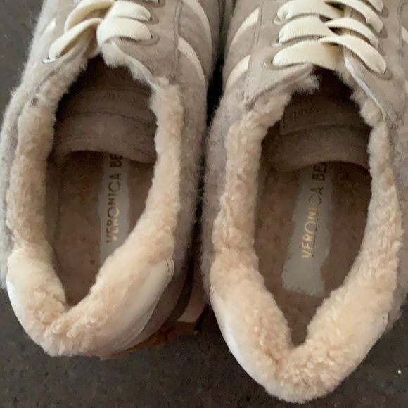 Veronica Beard Valentina Shearing Sneakers 5 - Picture 5 of 14